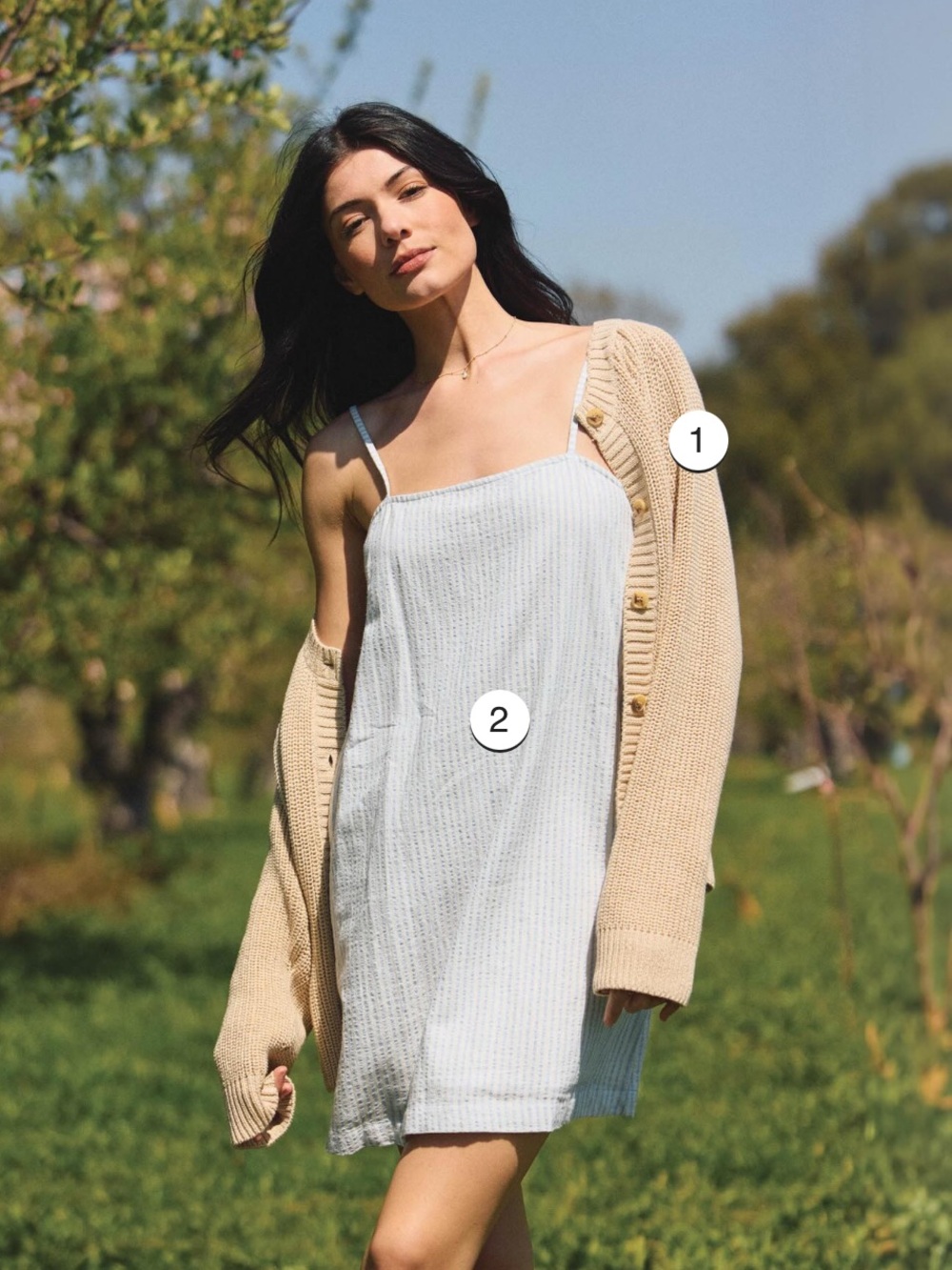 O’Neill Wilda Mini Dress vacation Resortwear Linen look